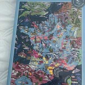 France Wine Puzzle - 1000 Piece Jigsaw Puzzle for Adults - NWT